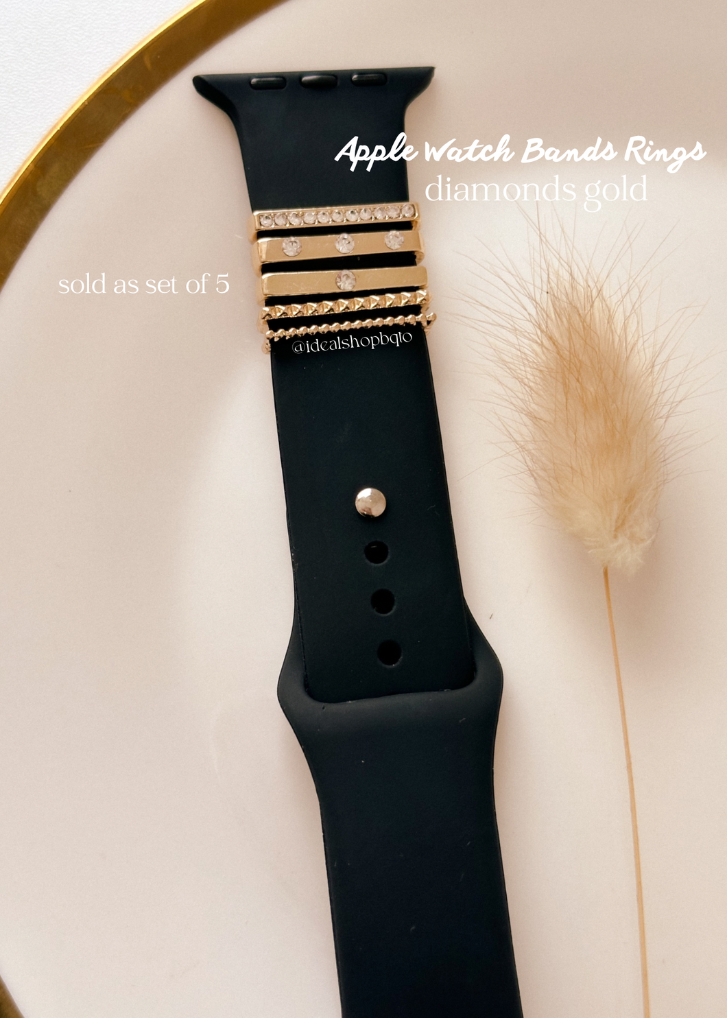Diamonds Gold - Apple Watch Bands Rings